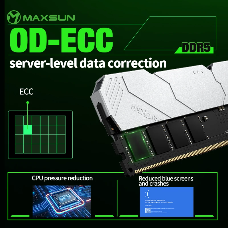 MAXSUN Heatsink Memoria RAM DD - огляд і ціна Ddr5 32Gb