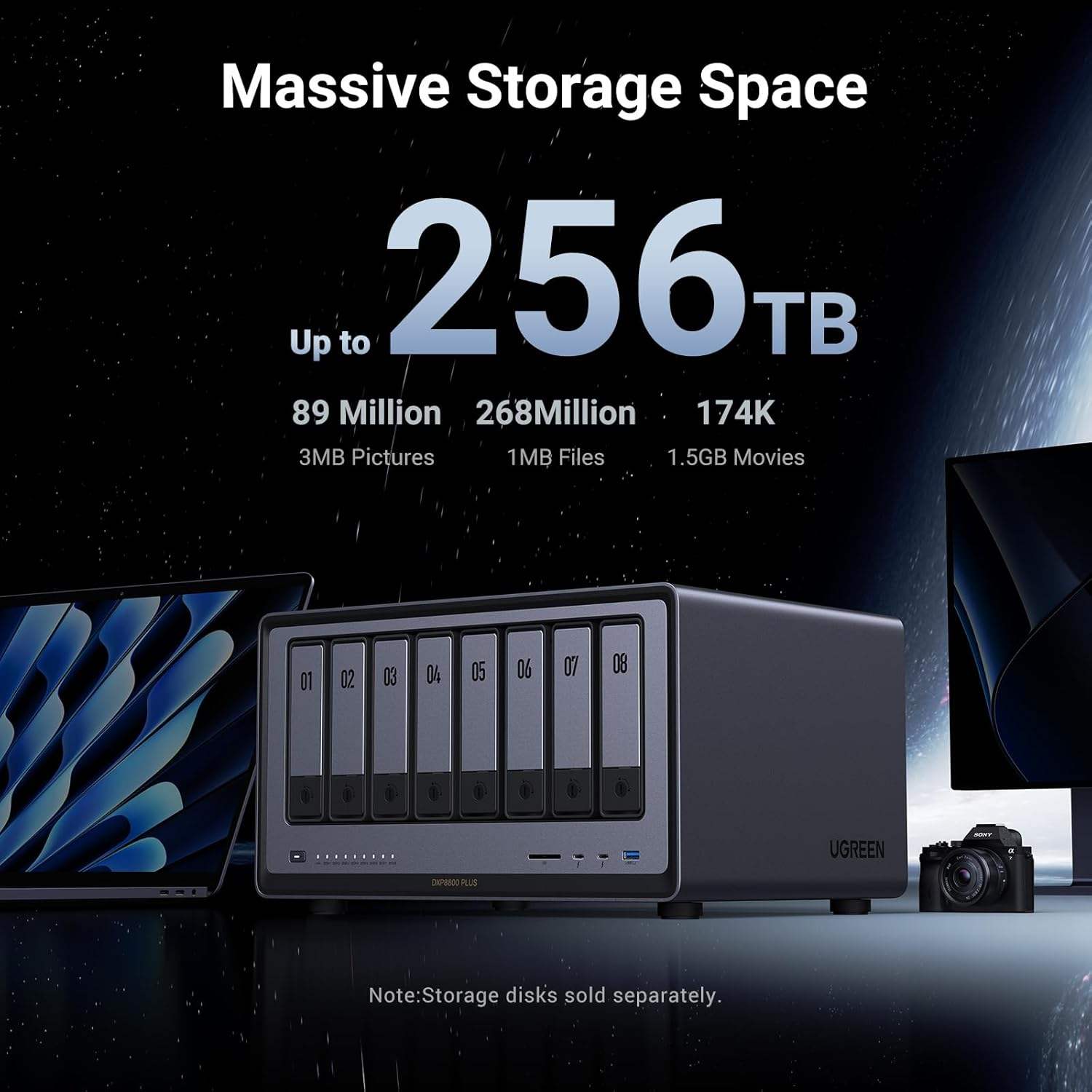 UGREEN NAS DXP8800 Plus 8-Bay  - огляд і ціна Ddr5 8Gb