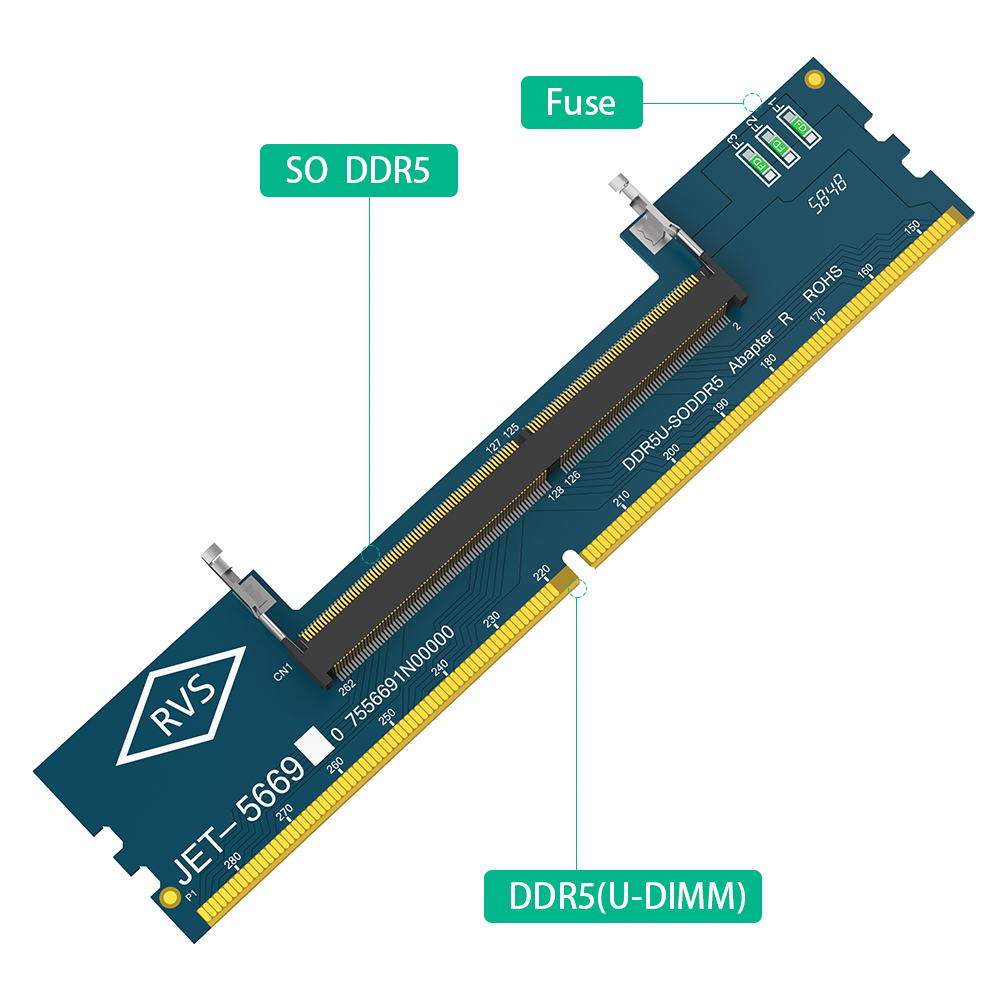 2PCS Laptop DDR5 RAM to SO DDR - огляд і ціна Ddr5 Sodimm