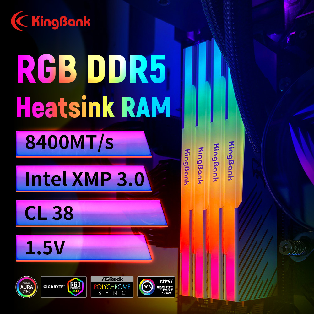 KINGBANK KRRW DDR5 RAM 48GB (2 - огляд і ціна Ddr5 4800Mhz