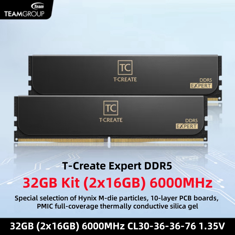 TEAMGROUP T-Create Expert CL30 - огляд і ціна Ddr5 Ram