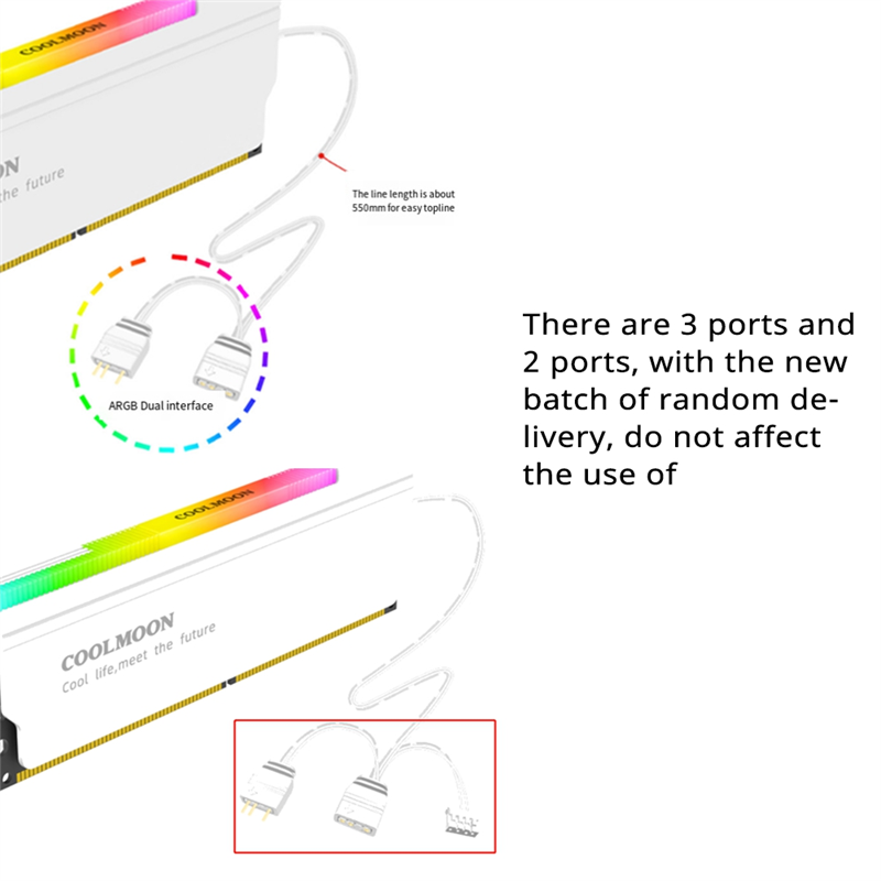 COOLMOON 1PCS RAM Memory Heat  - огляд і ціна Ddr5 Ram
