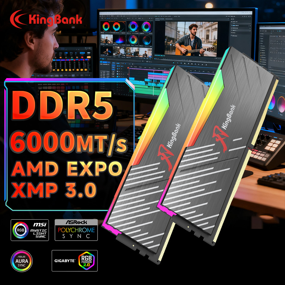 KingBank KRRB DDR5 RGB 16GB /1 - огляд і ціна Ddr5 64Gb