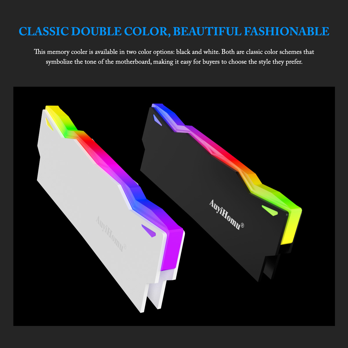 AuyiHomu RGB Heatsink, 5V 3Pin - огляд і ціна Ddr5 Ram