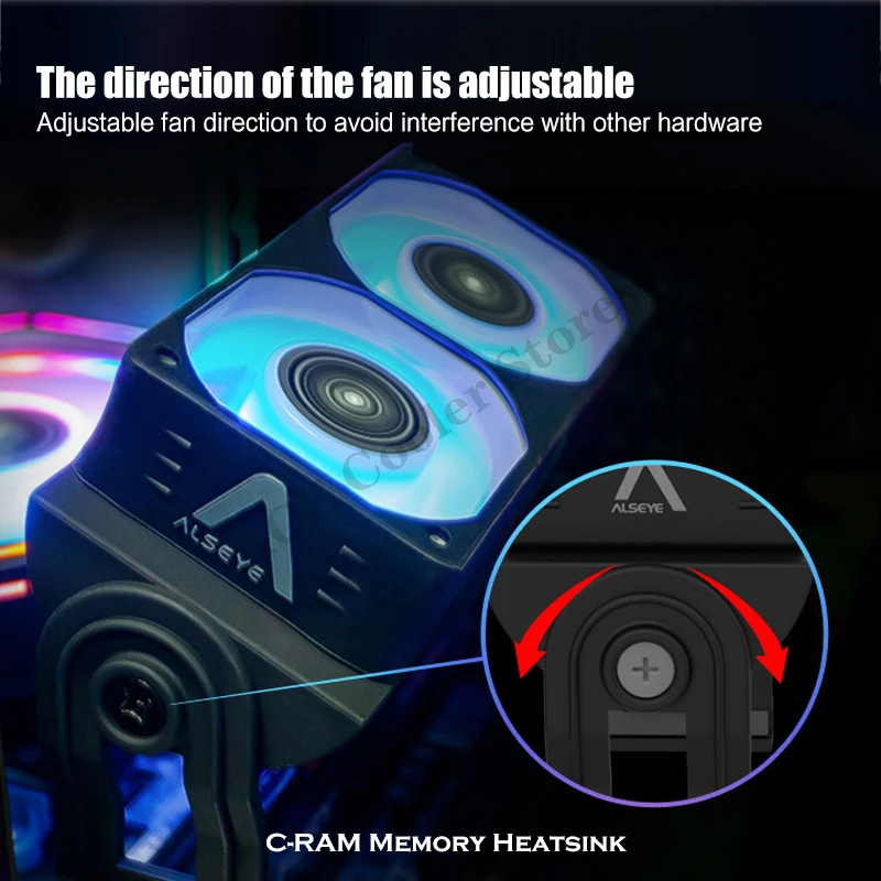 Alseye Memory RAM Cooler for D - огляд і ціна Ddr5 Rgb Ram
